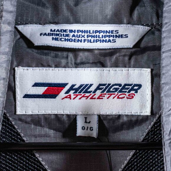 Tommy Hilfiger Athletics Pullover Windbreaker Jacket Large Y2K Hip Hop - Picture 7 of 12